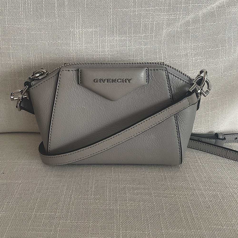 Givenchy Nano Antigona Crossbody in Grey
